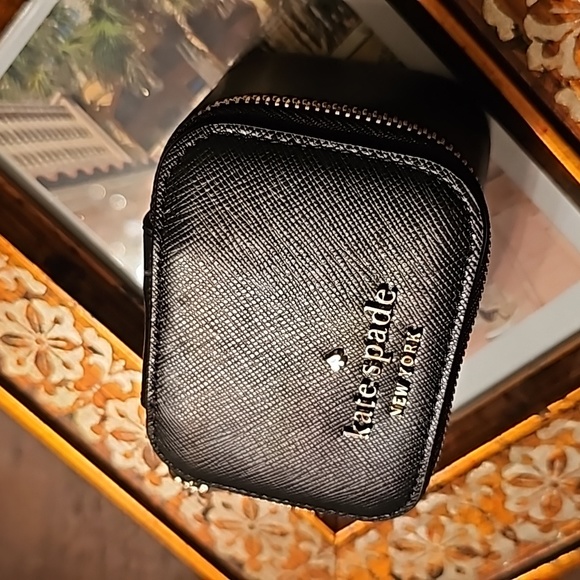 kate spade Jewelry Box Zip-Around Black Small - Picture 6 of 7